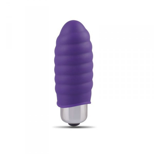 Vaginal vibrator phallus vibrating dildo mini clitoris stimulator in purple silicone