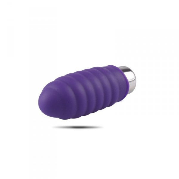 Vaginal vibrator phallus vibrating dildo mini clitoris stimulator in purple silicone